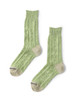 Picture No.4 of KAPITAL 96-Ply Linen Jacquard Socks With a Kuba Pattern K2604XS535