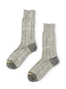 Picture No.6 of KAPITAL 96-Ply Linen Jacquard Socks With a Kuba Pattern K2604XS535