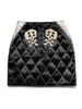 Picture No.2 of KAPITAL Rayon Satin Quilted Mini Skirt (Rain Skull & Snake) K2109SK037