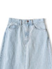 Picture No.4 of KAPITAL 13Oz Denim High-waisted Maxi Skirt (Distressed) EK-1605SK