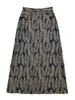 Picture No.1 of KAPITAL 12Oz Magpie Denim High-Waisted Maxi Skirt K2403SK016EK-1879SK