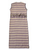 Picture No.4 of KAPITAL Sunrise Jacquard Border Jersey Avecobe Sleeveless Dress K2404OP164