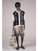 Picture No.9 of KAPITAL 40/2 Combed Weather Fabric, Sarasa Pattern Easy Shorts K2604SP118