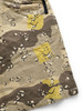 Picture No.10 of KAPITAL Cotton Herringbone PECKISH Chocolate Chip Camouflage Easy Shorts K2605SP188