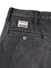 Picture No.8 of KAPITAL 14Oz Black x Black Denim 5-Pocket Frisco (Center Pleated) K2510LP120