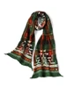 Picture No.1 of KAPITAL Felted Wool Tartan Ainu HAPPY Scarf EK-1466XM