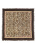 Picture No.2 of KAPITAL Rayon Fringe Square Stole (Kathmandu Leopard Print) K2608XM501