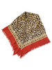 Picture No.10 of KAPITAL Rayon Fringe Square Stole (Kathmandu Leopard Print) K2608XM501