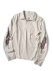 Picture No.1 of KAPITAL Ortega Jersey Half-Zip Long-Sleeve T-Shirt K2409LC039