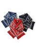 Picture No.1 of KAPITAL Linen-rayon Bandana Pattern KESA Scarf EK-573XMB