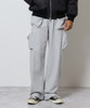 Picture No.1 of NUMBER (N)INE FIRM COTTON LIGHT SHORT PILE 6 POCKET EASY SWEAT PANTS / Firm Cotton Light Mini French Terry Box-Type 6-Pocket Easy Sweatpants F26GNC009