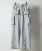 Picture No.25 of NUMBER (N)INE HAND PAINTED FIRM COTTON LIGHT SHORT PILE 6 POCKET EASY SWEAT PANTS / Hand-painted firm cotton light short pile Box-type 6-Pocket easy Sweatpants F26GNC009P