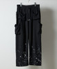 Picture No.39 of NUMBER (N)INE HAND PAINTED FIRM COTTON LIGHT SHORT PILE 6 POCKET EASY SWEAT PANTS / Hand-painted firm cotton light short pile Box-type 6-Pocket easy Sweatpants F26GNC009P