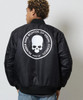 Picture No.5 of NUMBER (N)INE NYLON INSULATION STADIUM JACKET / Nylon Logo Print Quilted Lining Padded Stadium Jacket F26NJ004