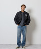 Picture No.8 of NUMBER (N)INE NYLON INSULATION STADIUM JACKET / Nylon Logo Print Quilted Lining Padded Stadium Jacket F26NJ004