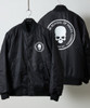 Picture No.11 of NUMBER (N)INE NYLON INSULATION STADIUM JACKET / Nylon Logo Print Quilted Lining Padded Stadium Jacket F26NJ004