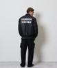 Picture No.25 of NUMBER (N)INE NYLON INSULATION STADIUM JACKET / Nylon Logo Print Quilted Lining Padded Stadium Jacket F26NJ004