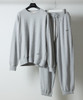 Picture No.34 of NUMBER (N)INE FIRM COTTON LIGHT SHORT PILE L/S SWEATSHIRT / EASY SWEATPANTS 2-PIECE SET / Firm Cotton Light Mini French Terry Crew Neck Sweatshirt & Easy Sweatpants 2-Piece Set F26GNC004