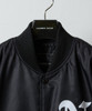 Picture No.28 of NUMBER (N)INE HAND PAINTED NYLON INSULATION STADIUM JACKET / Hand-painted Nylon, Logo Print, Quilted Lining, Padded Varsity jacket F26NJ004P