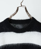 Picture No.13 of NUMBER (N)INE MOHAIR MIX KNIT WIDE STRIPED CREWNECK SWEATER / Wool Mohair Mix Knit Wide Striped Crewneck Sweater F26NK001