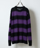 Picture No.23 of NUMBER (N)INE MOHAIR MIX KNIT WIDE STRIPED CREWNECK SWEATER / Wool Mohair Mix Knit Wide Striped Crewneck Sweater F26NK001