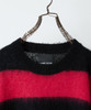 Picture No.35 of NUMBER (N)INE MOHAIR MIX KNIT WIDE STRIPED CREWNECK SWEATER / Wool Mohair Mix Knit Wide Striped Crewneck Sweater F26NK001