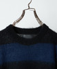 Picture No.57 of NUMBER (N)INE MOHAIR MIX KNIT WIDE STRIPED CREWNECK SWEATER / Wool Mohair Mix Knit Wide Striped Crewneck Sweater F26NK001