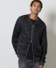 Picture No.2 of NUMBER (N)INE MOHAIR MIX KNIT LEOPARD JACQUARD ZIP-UP CARDIGAN / Wool Mohair Mix Knit Leopard Jacquard Zip-Up Cardigan F26NK002