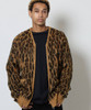 Picture No.30 of NUMBER (N)INE MOHAIR MIX KNIT LEOPARD JACQUARD ZIP-UP CARDIGAN / Wool Mohair Mix Knit Leopard Jacquard Zip-Up Cardigan F26NK002