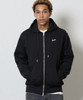Picture No.1 of NUMBER (N)INE FIRM COTTON LIGHT SHORT PILE FULL ZIP SWEAT HOODIE / Firm Cotton Light Short Pile One-Point Logo Print Zip-Up Sweat Hoodie F26GNC007