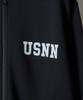 Picture No.11 of NUMBER (N)INE USNN LOGO PRINTED RIB COLLAR FRENCH TERRY TRACK JACKET / Military-style track jacket With a Single logo Print And Ribbed Collar. F26NC003