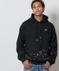 Picture No.5 of NUMBER (N)INE HAND PAINTED FIRM COTTON LIGHT SHORT PILE PULLOVER SWEAT HOODIE / Hand-painted firm cotton light short pile Sweatshirt With a Single Point Logo Print. F26GNC008P