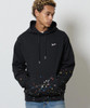 Picture No.6 of NUMBER (N)INE HAND PAINTED FIRM COTTON LIGHT SHORT PILE PULLOVER SWEAT HOODIE / Hand-painted firm cotton light short pile Sweatshirt With a Single Point Logo Print. F26GNC008P