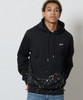 Picture No.7 of NUMBER (N)INE HAND PAINTED FIRM COTTON LIGHT SHORT PILE PULLOVER SWEAT HOODIE / Hand-painted firm cotton light short pile Sweatshirt With a Single Point Logo Print. F26GNC008P