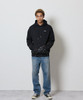 Picture No.8 of NUMBER (N)INE HAND PAINTED FIRM COTTON LIGHT SHORT PILE PULLOVER SWEAT HOODIE / Hand-painted firm cotton light short pile Sweatshirt With a Single Point Logo Print. F26GNC008P