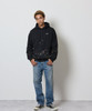 Picture No.10 of NUMBER (N)INE HAND PAINTED FIRM COTTON LIGHT SHORT PILE PULLOVER SWEAT HOODIE / Hand-painted firm cotton light short pile Sweatshirt With a Single Point Logo Print. F26GNC008P