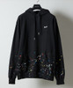 Picture No.11 of NUMBER (N)INE HAND PAINTED FIRM COTTON LIGHT SHORT PILE PULLOVER SWEAT HOODIE / Hand-painted firm cotton light short pile Sweatshirt With a Single Point Logo Print. F26GNC008P