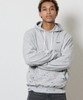 Picture No.19 of NUMBER (N)INE HAND PAINTED FIRM COTTON LIGHT SHORT PILE PULLOVER SWEAT HOODIE / Hand-painted firm cotton light short pile Sweatshirt With a Single Point Logo Print. F26GNC008P