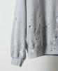 Picture No.26 of NUMBER (N)INE HAND PAINTED FIRM COTTON LIGHT SHORT PILE PULLOVER SWEAT HOODIE / Hand-painted firm cotton light short pile Sweatshirt With a Single Point Logo Print. F26GNC008P