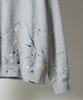 Picture No.27 of NUMBER (N)INE HAND PAINTED FIRM COTTON LIGHT SHORT PILE PULLOVER SWEAT HOODIE / Hand-painted firm cotton light short pile Sweatshirt With a Single Point Logo Print. F26GNC008P