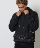 Picture No.31 of NUMBER (N)INE HAND PAINTED FIRM COTTON LIGHT SHORT PILE PULLOVER SWEAT HOODIE / Hand-painted firm cotton light short pile Sweatshirt With a Single Point Logo Print. F26GNC008P