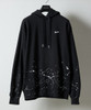 Picture No.35 of NUMBER (N)INE HAND PAINTED FIRM COTTON LIGHT SHORT PILE PULLOVER SWEAT HOODIE / Hand-painted firm cotton light short pile Sweatshirt With a Single Point Logo Print. F26GNC008P