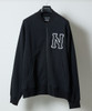 Picture No.9 of NUMBER (N)INE N LOGO WAPPEN RIB COLLAR FRENCH TERRY TRACK JACKET / N logo Patch Embroidery rib collar Sweatshirt track jacket F26NC002