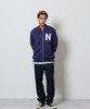 Picture No.19 of NUMBER (N)INE N LOGO WAPPEN RIB COLLAR FRENCH TERRY TRACK JACKET / N logo Patch Embroidery rib collar Sweatshirt track jacket F26NC002