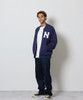 Picture No.20 of NUMBER (N)INE N LOGO WAPPEN RIB COLLAR FRENCH TERRY TRACK JACKET / N logo Patch Embroidery rib collar Sweatshirt track jacket F26NC002