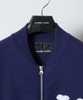Picture No.22 of NUMBER (N)INE N LOGO WAPPEN RIB COLLAR FRENCH TERRY TRACK JACKET / N logo Patch Embroidery rib collar Sweatshirt track jacket F26NC002