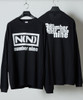 Picture No.1 of NUMBER (N)INE N(N) number nine PRINTED CLASSIC L/S T-SHIRT / Number Nine Classic Box Logo & Back Print Long-Sleeve T-Shirt BA2GNLT003