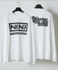 Picture No.2 of NUMBER (N)INE N(N) number nine PRINTED CLASSIC L/S T-SHIRT / Number Nine Classic Box Logo & Back Print Long-Sleeve T-Shirt BA2GNLT003
