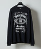 Picture No.1 of NUMBER (N)INE NUMBER NINE PRINTED CLASSIC L/S T-SHIRT / Number Nine Classic Logo Print Long-Sleeve T-Shirt BA2GNLT004