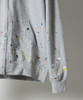 Picture No.27 of NUMBER (N)INE HAND PAINTED FIRM COTTON LIGHT SHORT PILE FULL ZIP SWEAT HOODIE / Hand-painted firm cotton light short pile Fleece With a Single Point Logo Print Zip-up Sweatshirt hoodie F26GNC007P